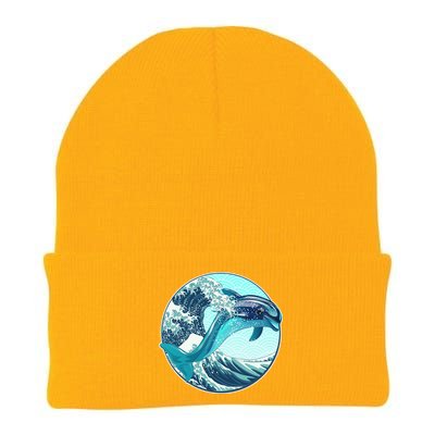 The Great Wave Dolphin Knit Cap Winter Beanie