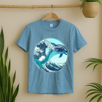 The Great Wave Dolphin T-Shirt