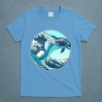 The Great Wave Dolphin T-Shirt