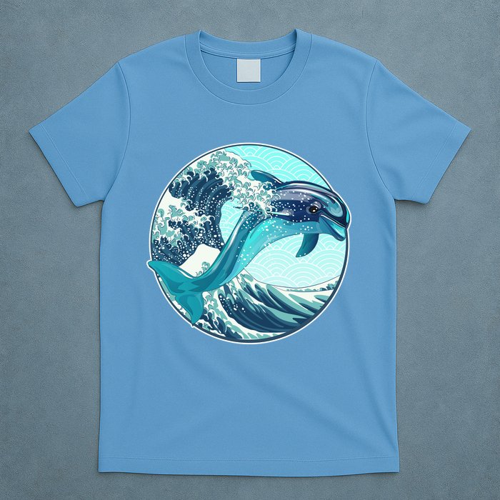 The Great Wave Dolphin T-Shirt