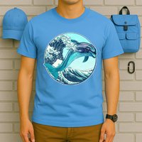 The Great Wave Dolphin T-Shirt