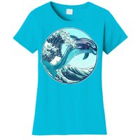 The Great Wave Dolphin Women's T-Shirt