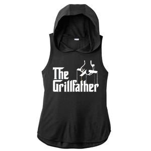 The Grillfather  Ladies PosiCharge Tri-Blend Wicking Draft Hoodie Tank