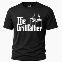 The Grillfather  Cooling Performance Crew T-Shirt