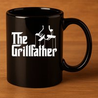 The Grillfather  11oz C Handle Ceramic Mug