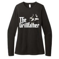 The Grillfather  Womens CVC Long Sleeve Shirt