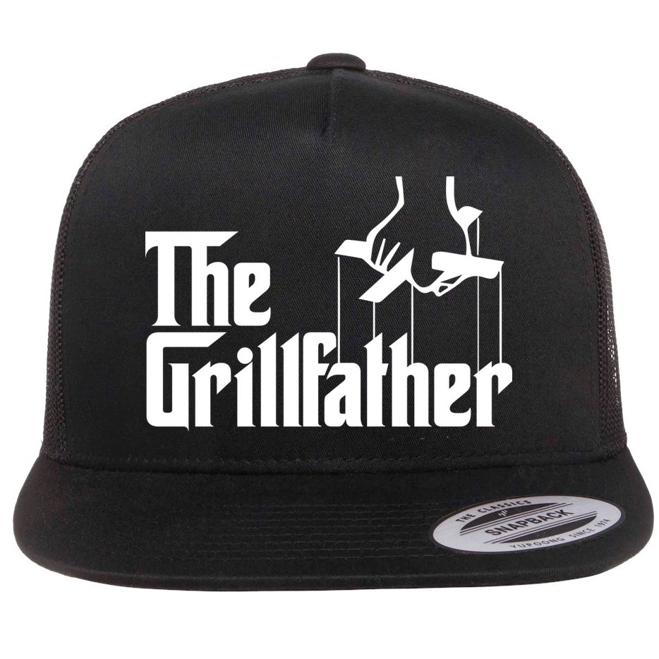 The Grillfather  Flat Bill Trucker Hat