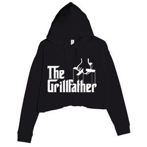 The Grillfather  Crop Fleece Hoodie