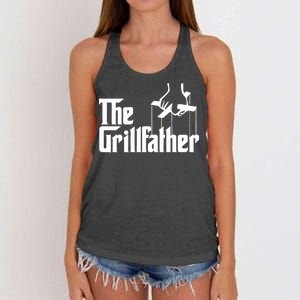 The Grillfather  Women's Knotted Racerback Tank