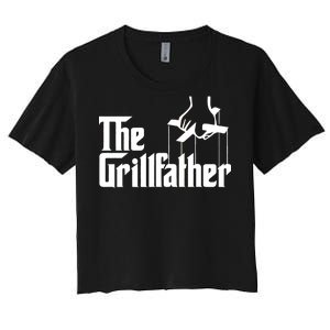 The Grillfather  Women's Crop Top Tee