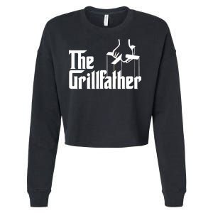 The Grillfather  Cropped Pullover Crew