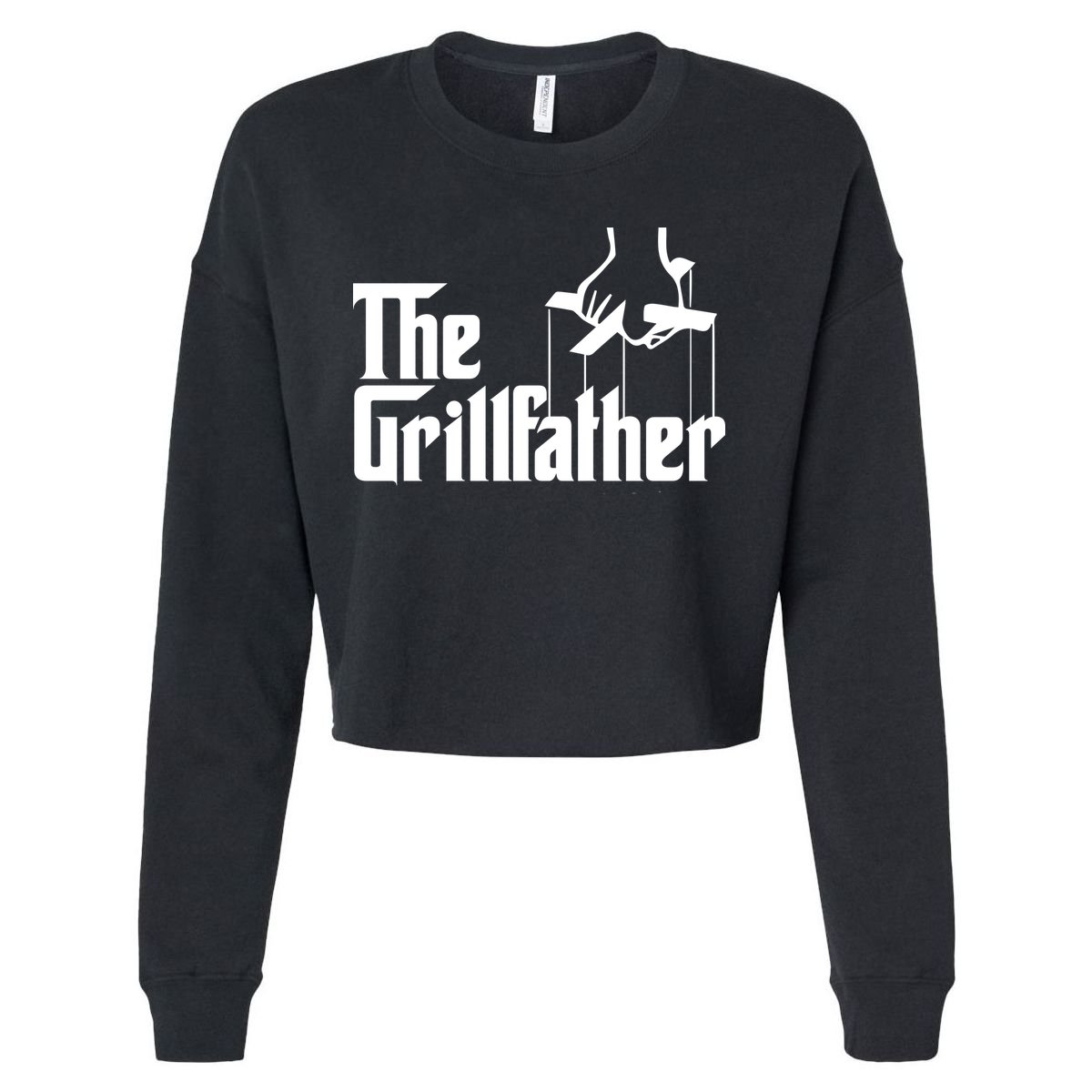 The Grillfather  Cropped Pullover Crew