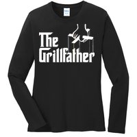 The Grillfather  Ladies Long Sleeve Shirt