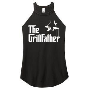 The Grillfather  Women's Perfect Tri Rocker Tank