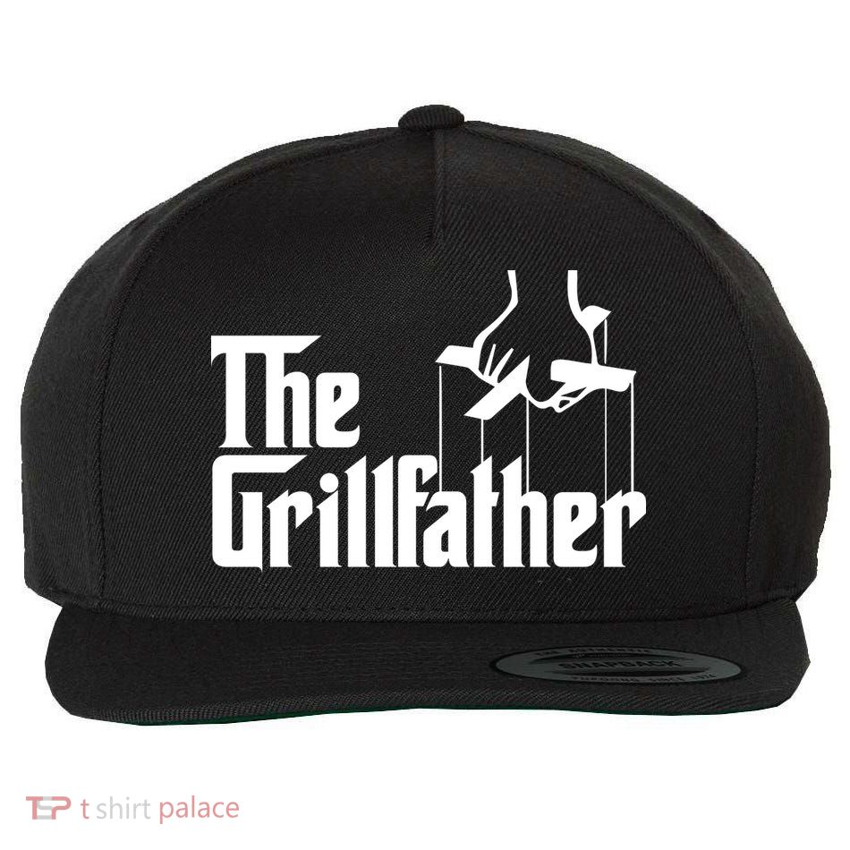 The Grillfather  Wool Snapback Cap