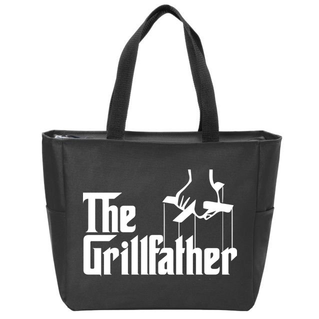 The Grillfather  Zip Tote Bag