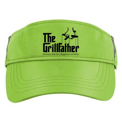 The Grillfather Burger You Can't Refuse Adult Drive Performance Visor