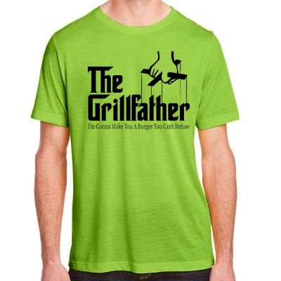 The Grillfather Burger You Can't Refuse Adult ChromaSoft Performance T-Shirt