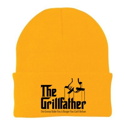 The Grillfather Burger You Can't Refuse Knit Cap Winter Beanie