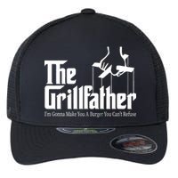 The Grillfather Burger You Can't Refuse Flexfit Unipanel Trucker Cap