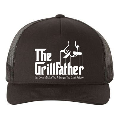 The Grillfather Burger You Can't Refuse Yupoong Adult 5-Panel Trucker Hat