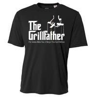 The Grillfather Burger You Can't Refuse Cooling Performance Crew T-Shirt