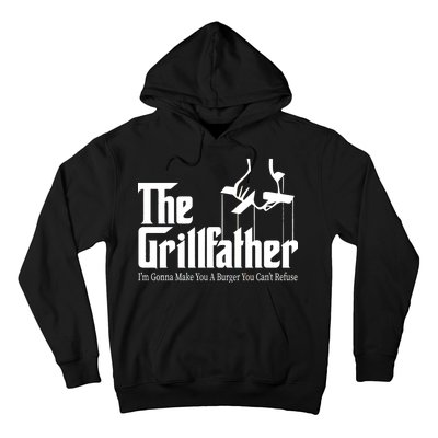 The Grillfather Burger You Can't Refuse Hoodie