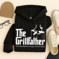 The Grillfather Burger You Can't Refuse Hoodie