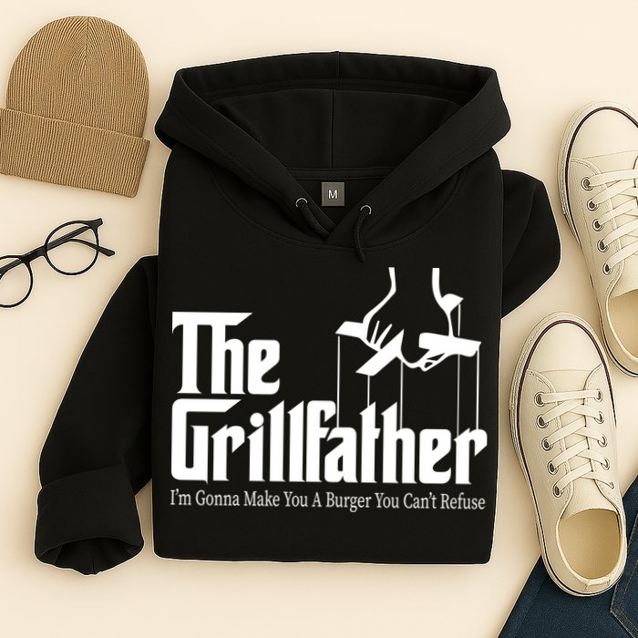 The Grillfather Burger You Can't Refuse Hoodie