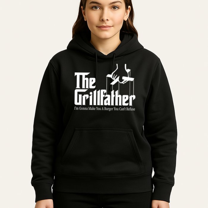 The Grillfather Burger You Can't Refuse Hoodie