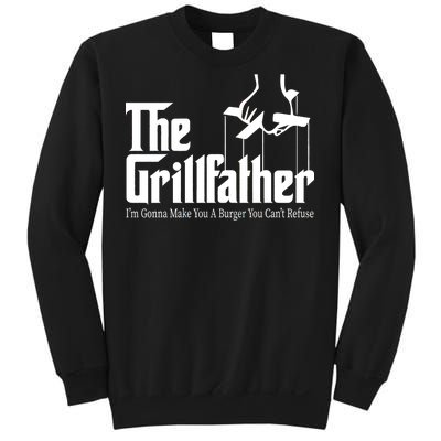 The Grillfather Burger You Can't Refuse Sweatshirt