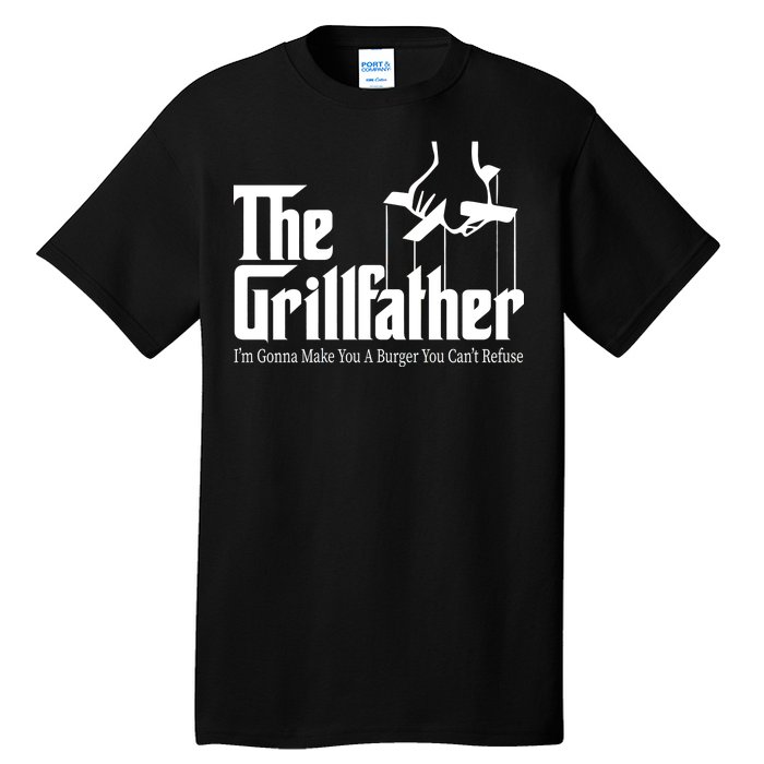 The Grillfather Burger You Can't Refuse Tall T-Shirt