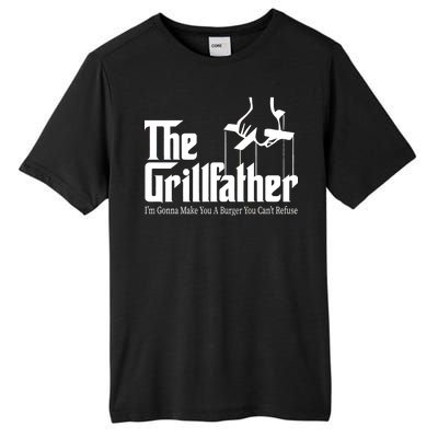 The Grillfather Burger You Can't Refuse Tall Fusion ChromaSoft Performance T-Shirt