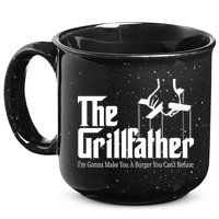 The Grillfather Burger You Can't Refuse 15oz Campfire Ceramic Mug
