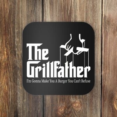 The Grillfather Burger You Can't Refuse Coaster