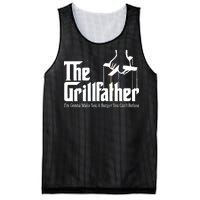 The Grillfather Burger You Can't Refuse Mesh Reversible Basketball Jersey Tank