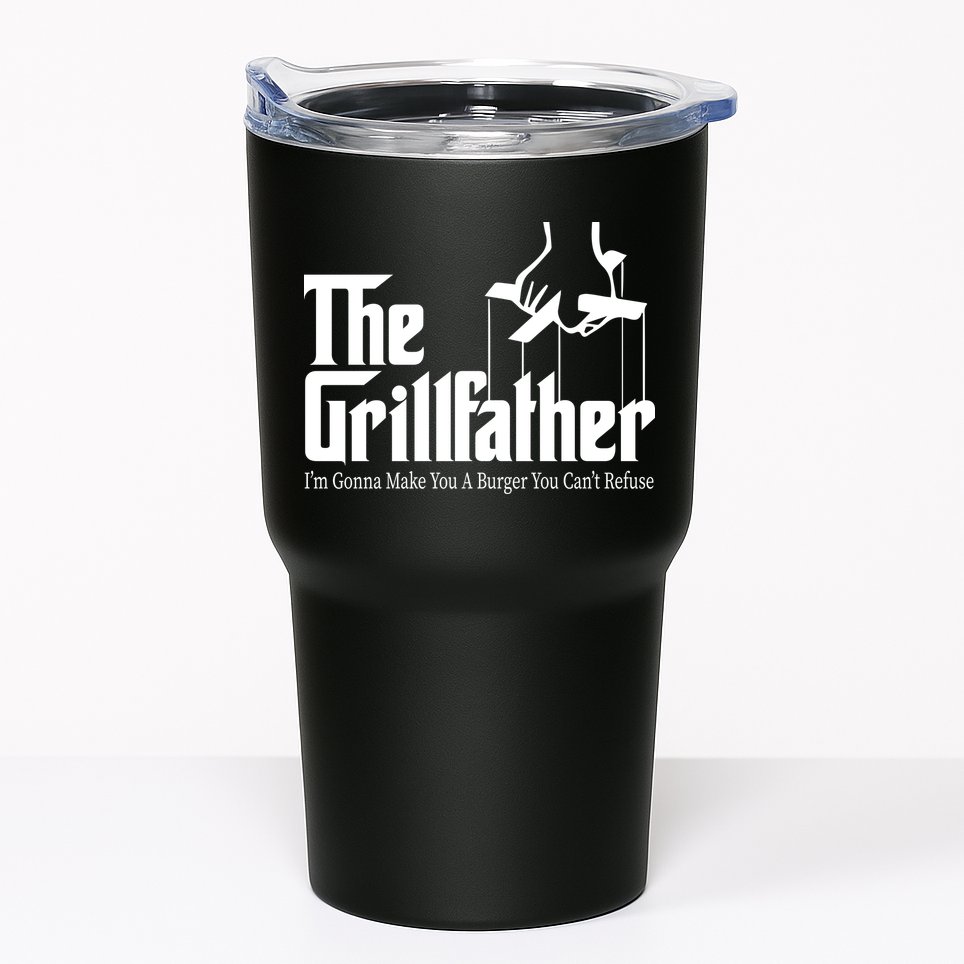 The Grillfather Burger You Can't Refuse Tumbler