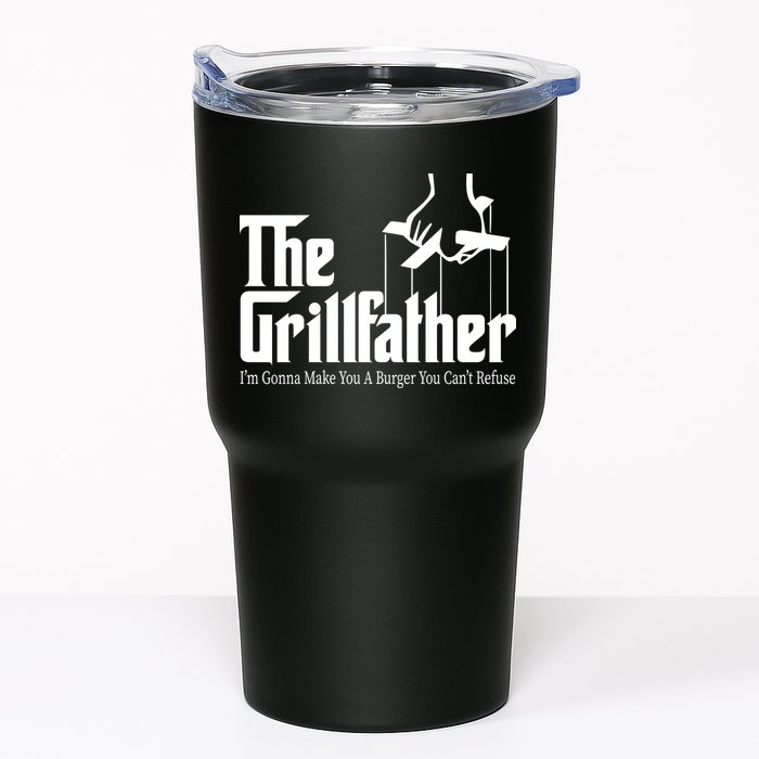 The Grillfather Burger You Can't Refuse Tumbler