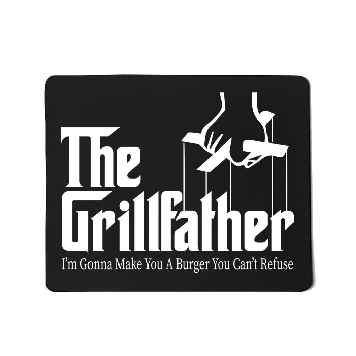 The Grillfather Burger You Can't Refuse Mousepad