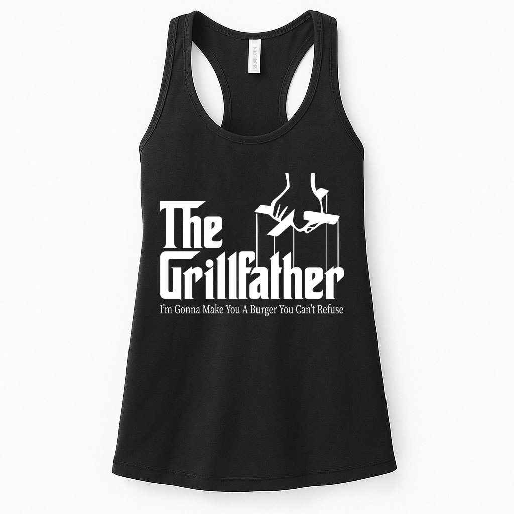 The Grillfather Burger You Can't Refuse Womens Tank Top