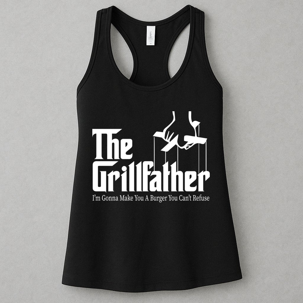 The Grillfather Burger You Can't Refuse Womens Tank Top