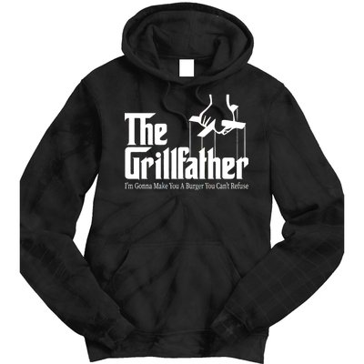 The Grillfather Burger You Can't Refuse Tie Dye Hoodie