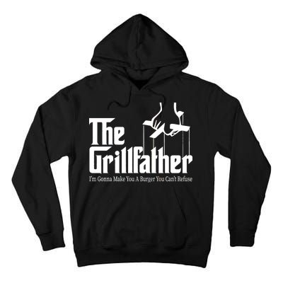 The Grillfather Burger You Can't Refuse Tall Hoodie