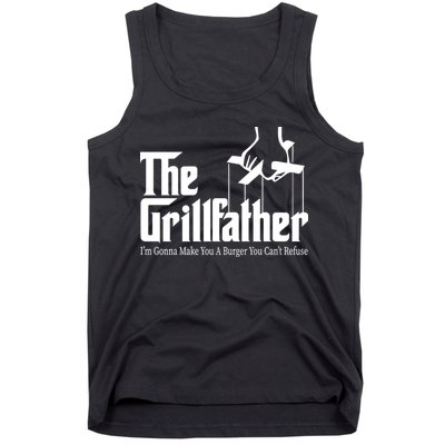 The Grillfather Burger You Can't Refuse Tank Top