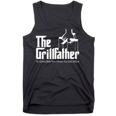 The Grillfather Burger You Can't Refuse Tank Top