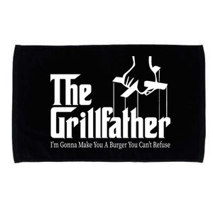 The Grillfather Burger You Can't Refuse Microfiber Hand Towel