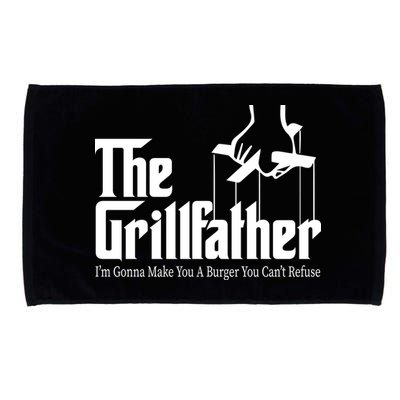 The Grillfather Burger You Can't Refuse Microfiber Hand Towel