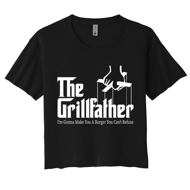 The Grillfather Burger You Can't Refuse Crop Top