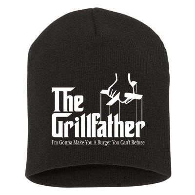 The Grillfather Burger You Can't Refuse Short Acrylic Beanie