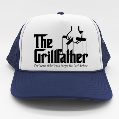 The Grillfather Burger You Can't Refuse Trucker Hat